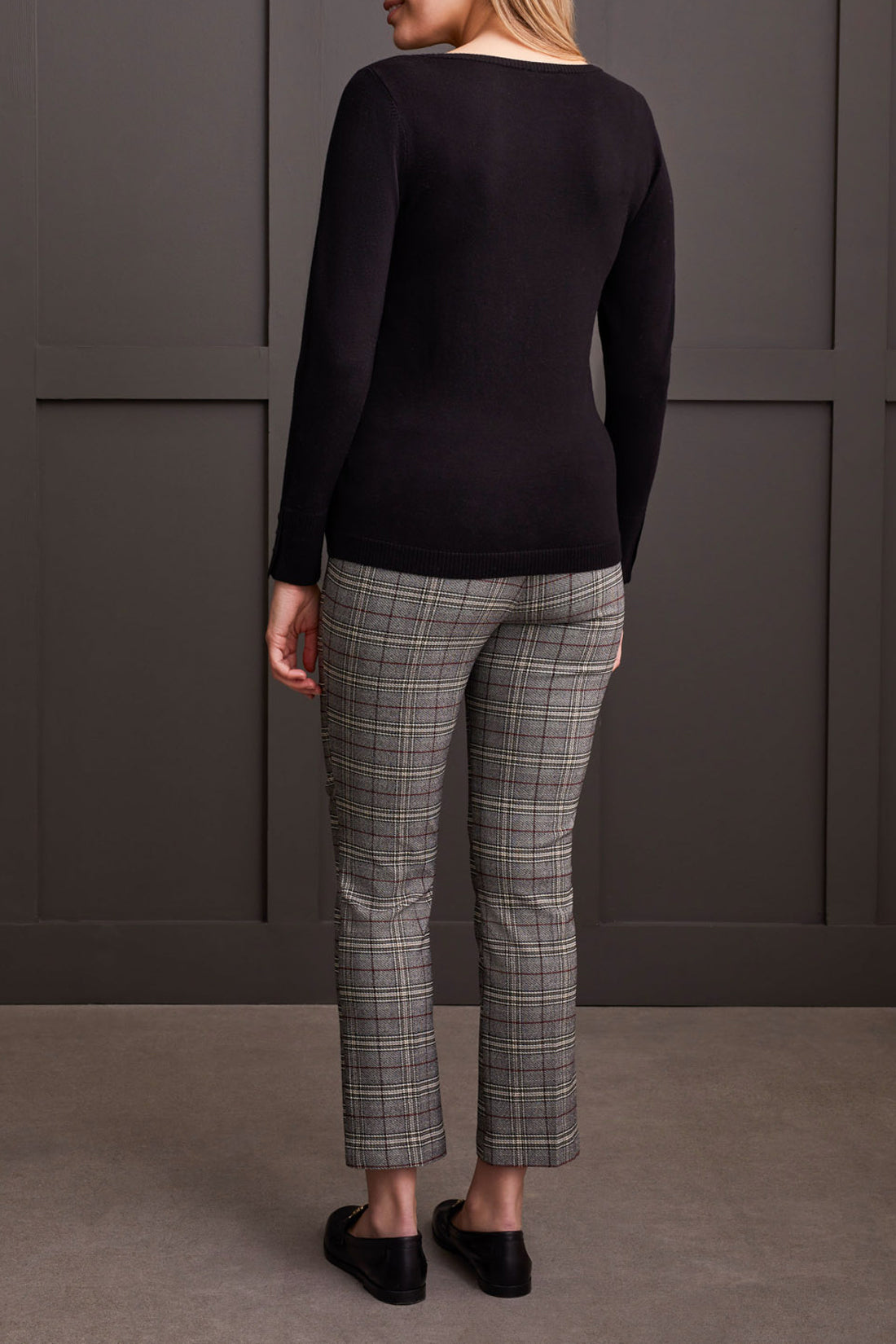 Long Sleeve Boat Neck Sweater