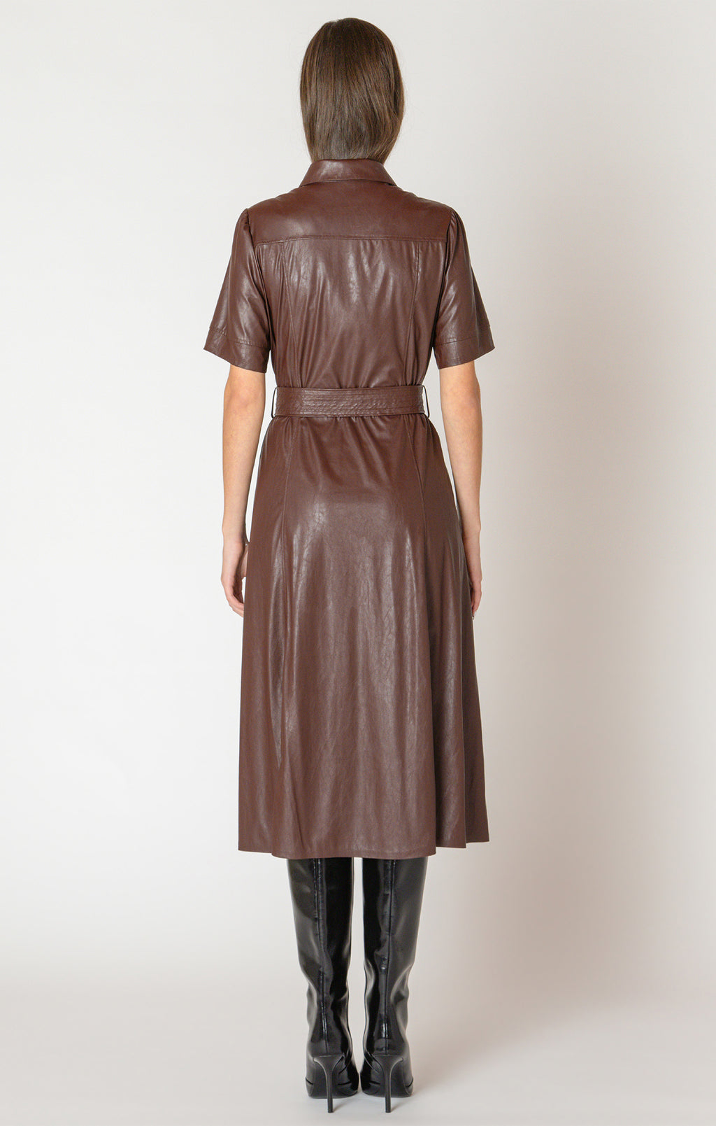 Belted Shirt Dress