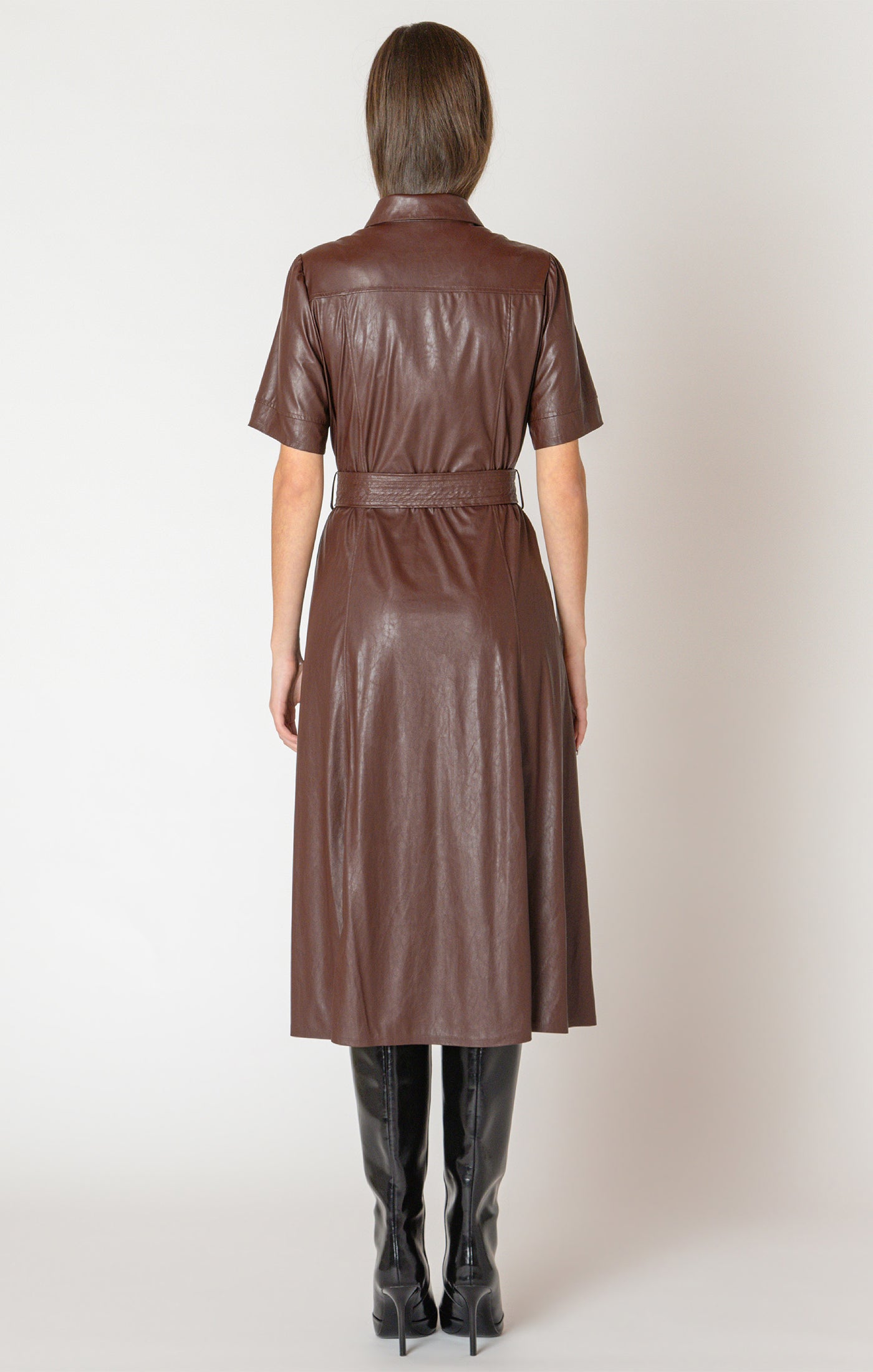 Belted Shirt Dress