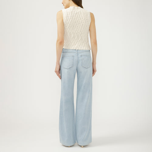 Suki Mid Rise Wide Leg Jeans