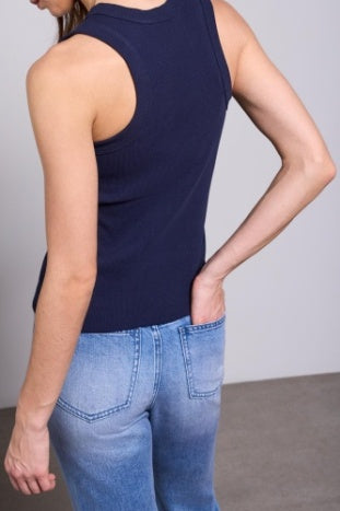 Racer Back Baby Rib Tank Top