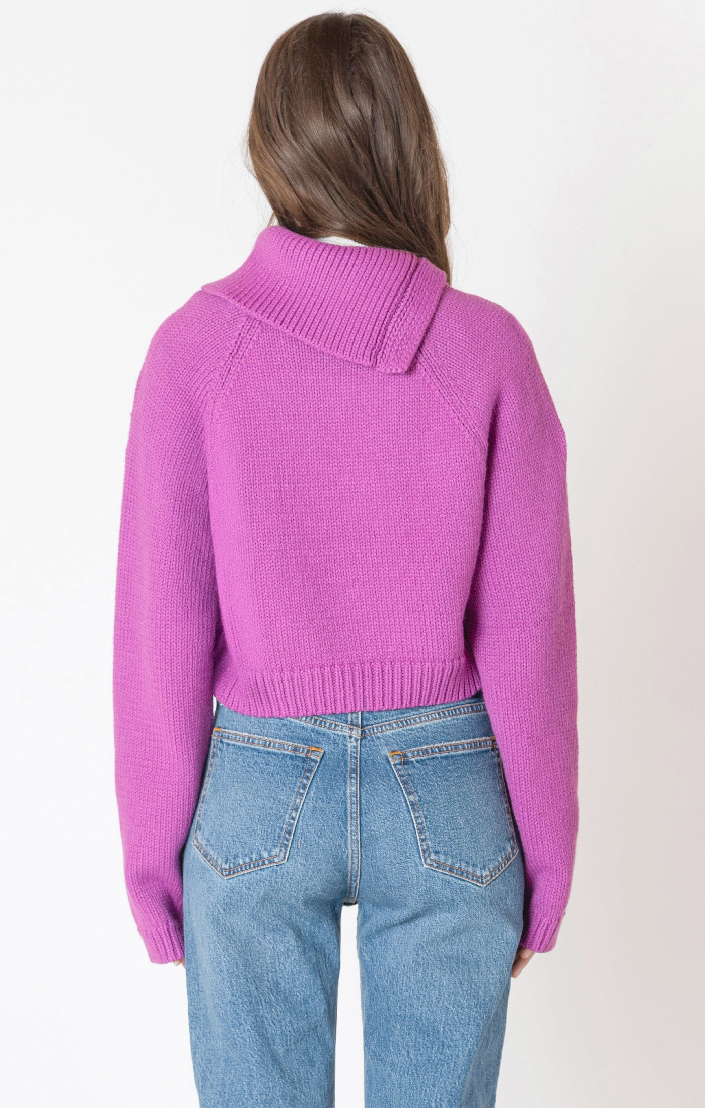 Asymmetric Neckline Sweater