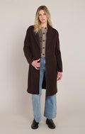 Mid Length Single Breasted Overcoat