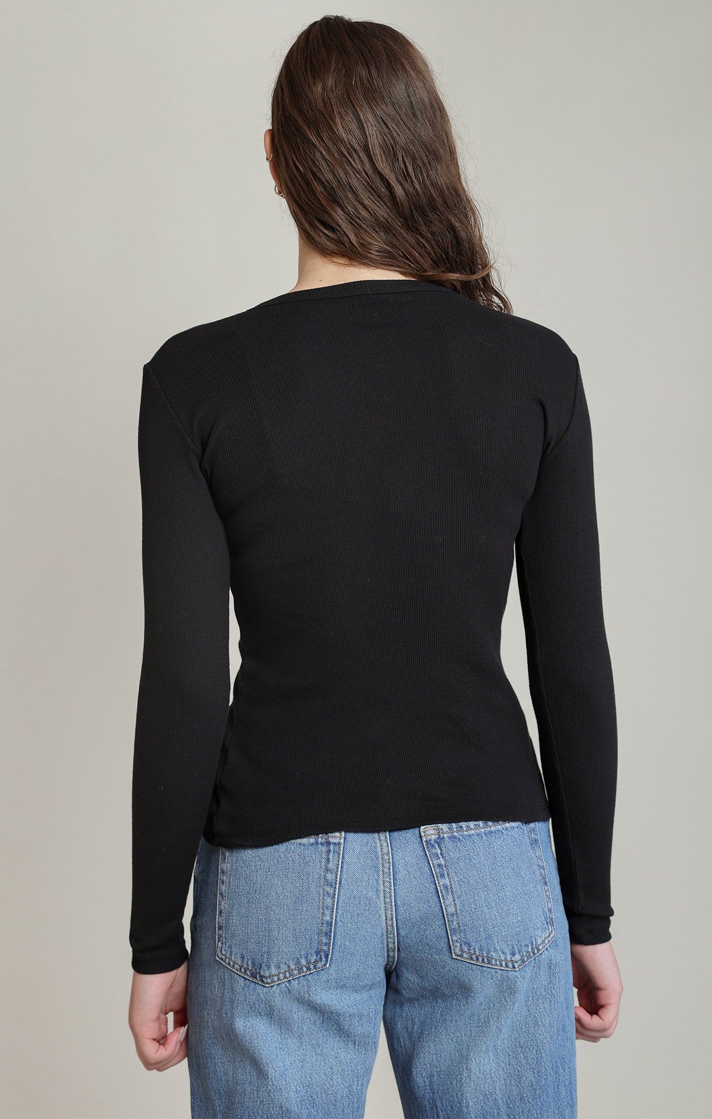 Asymmetric Button Top