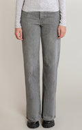 Animal Print Straight Leg Jean