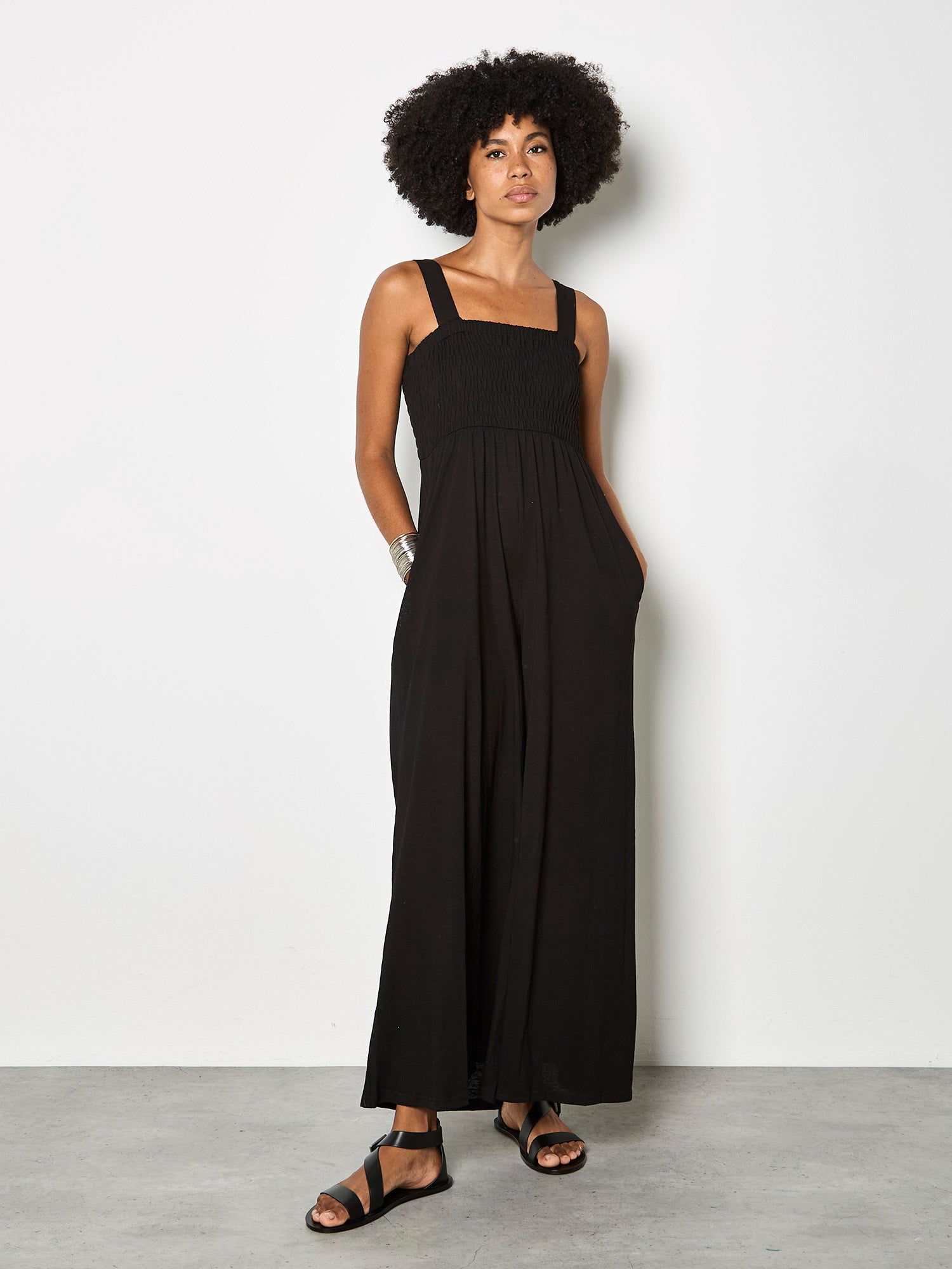 Smoked Easy Jersey Slub Jumpsuit