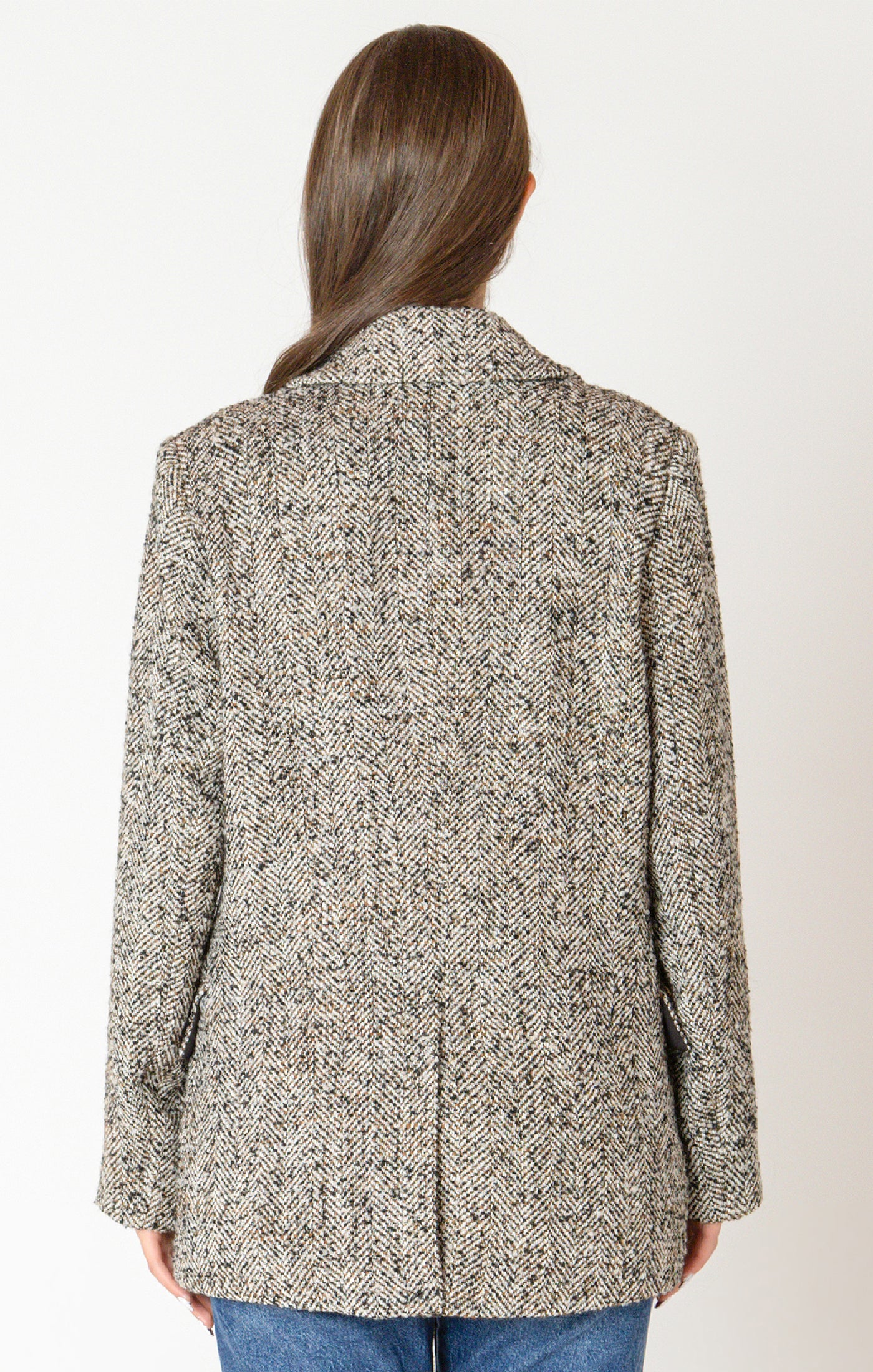 Textured Longline Blazer