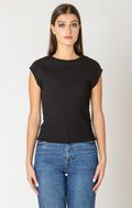 Drop Shoulder Textured Top