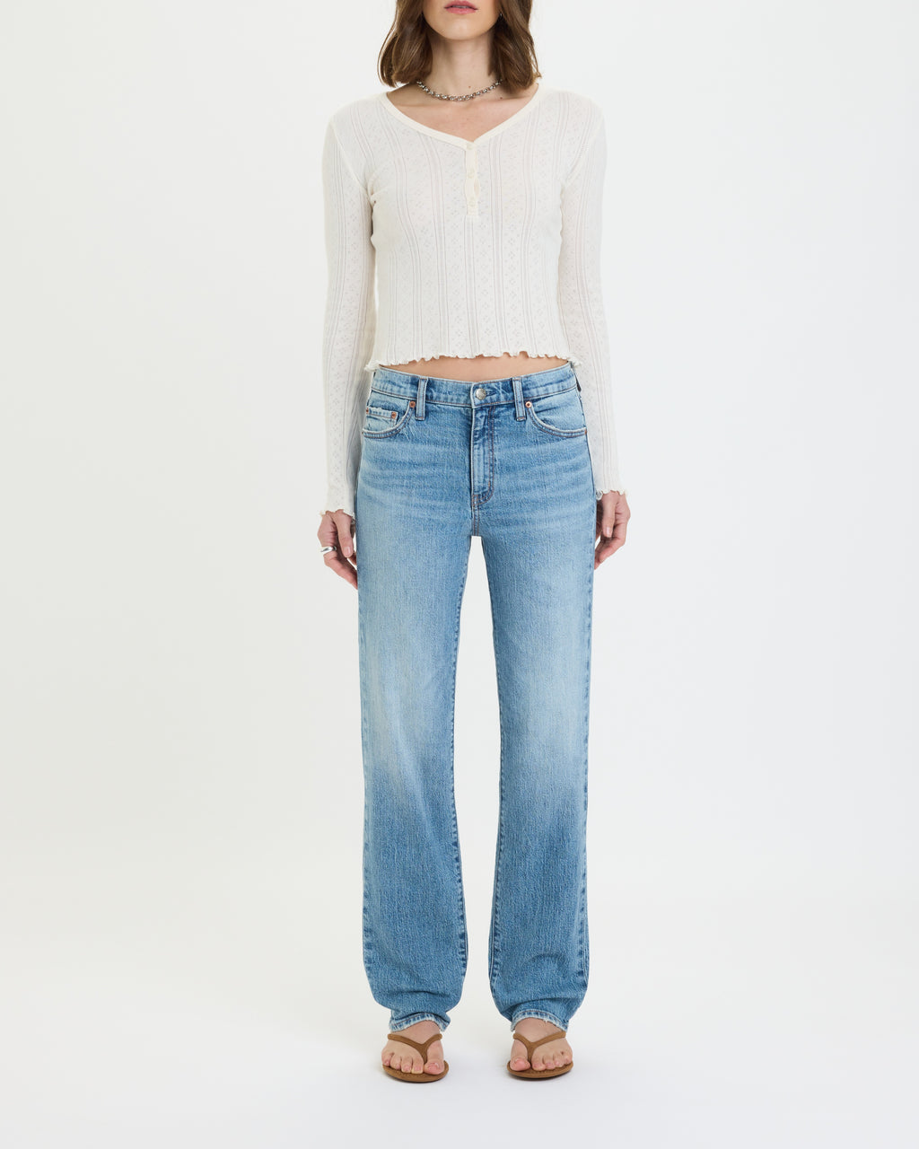 Rebel Mid Rise Slim Straight