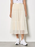 Little Bows Mesh Midi Skirt