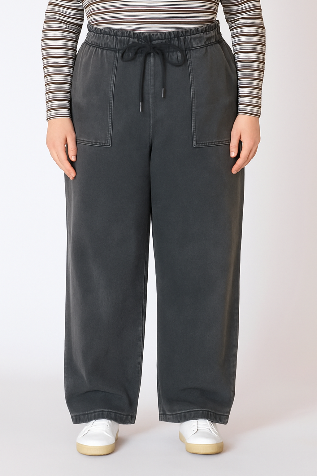Wide Leg Denim Pant | Plus