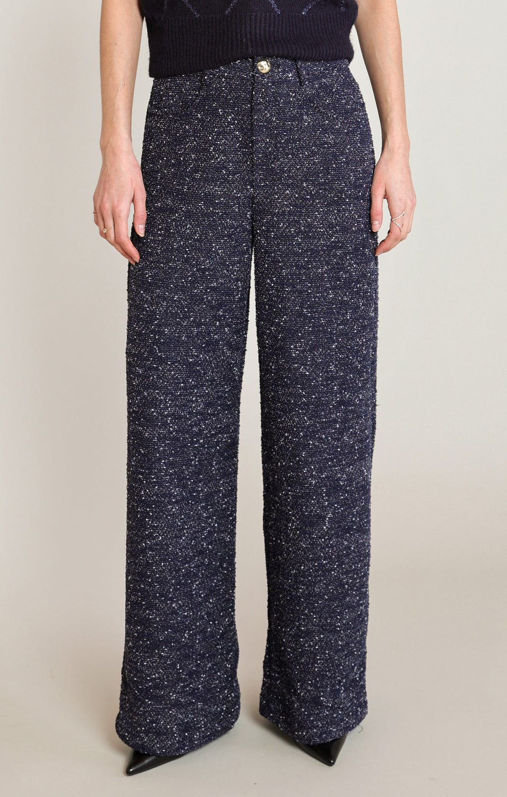 Boucle Trouser Pant