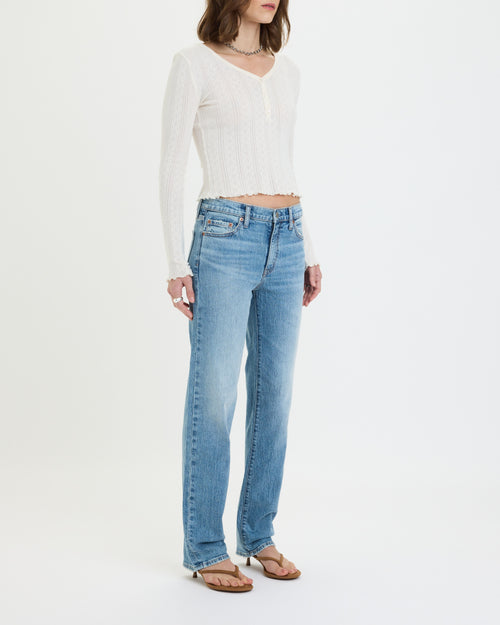 Rebel Mid Rise Slim Straight