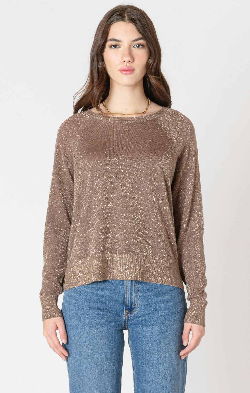 Raglan Lurex Sweater