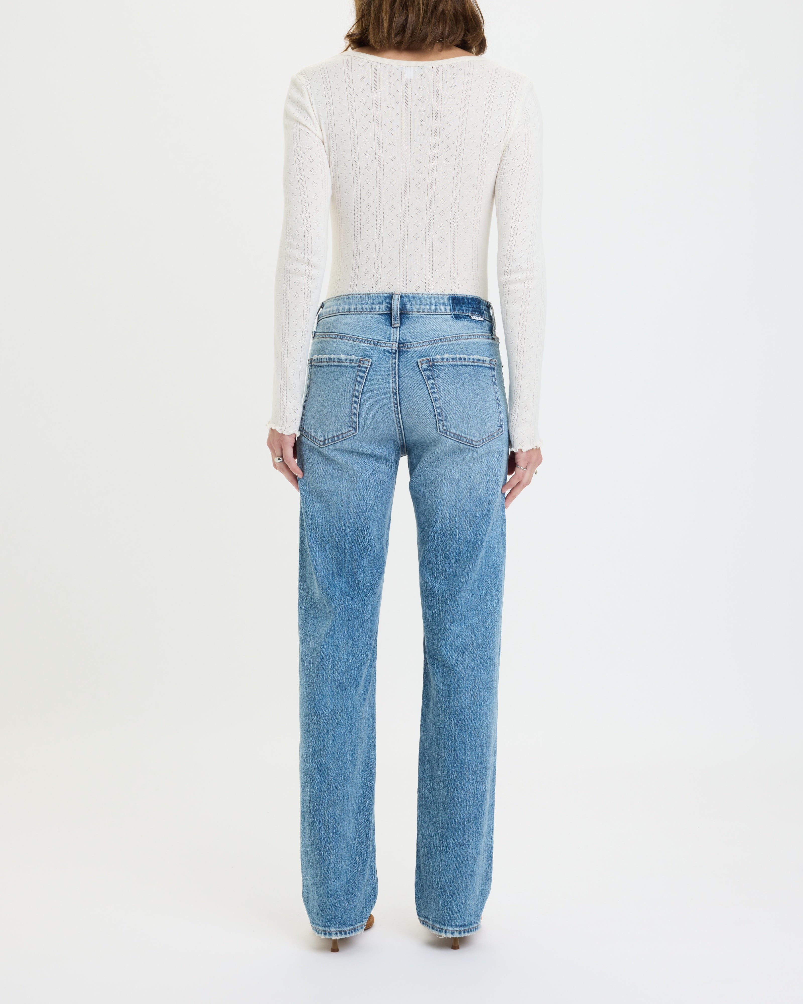 Rebel Mid Rise Slim Straight