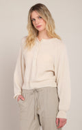 Henley Knit Sweater