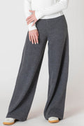 Wide Leg Ribbed Pant