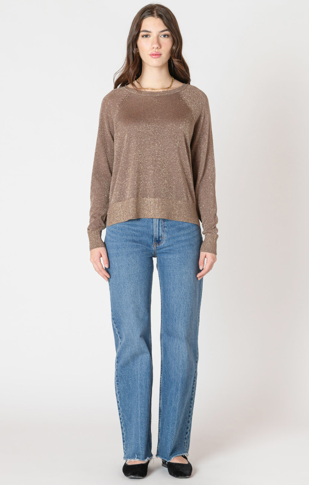 Raglan Lurex Sweater