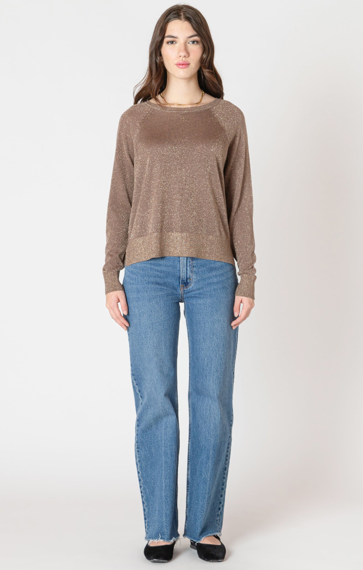 Raglan Lurex Sweater