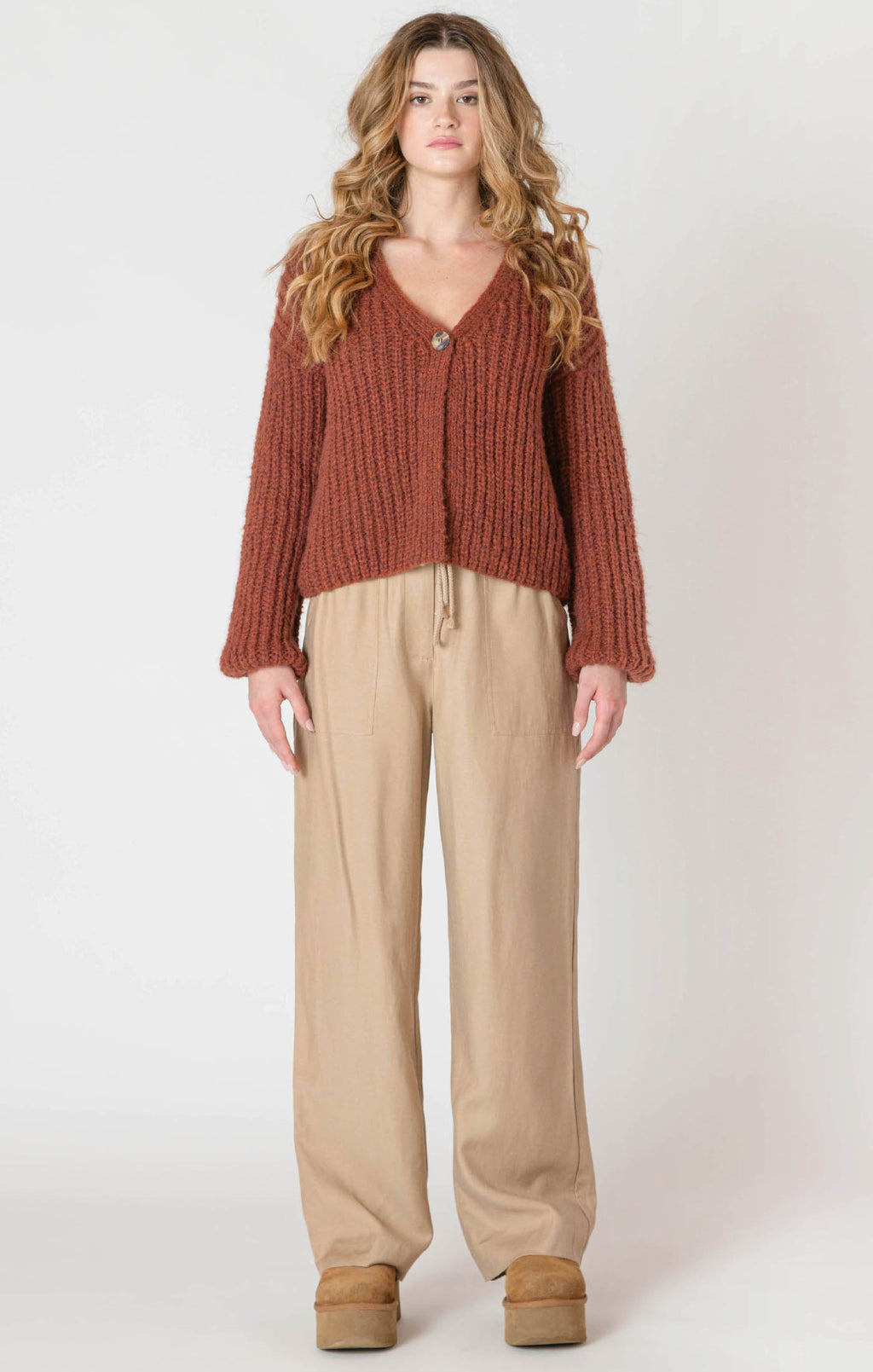 Single Button Cardigan