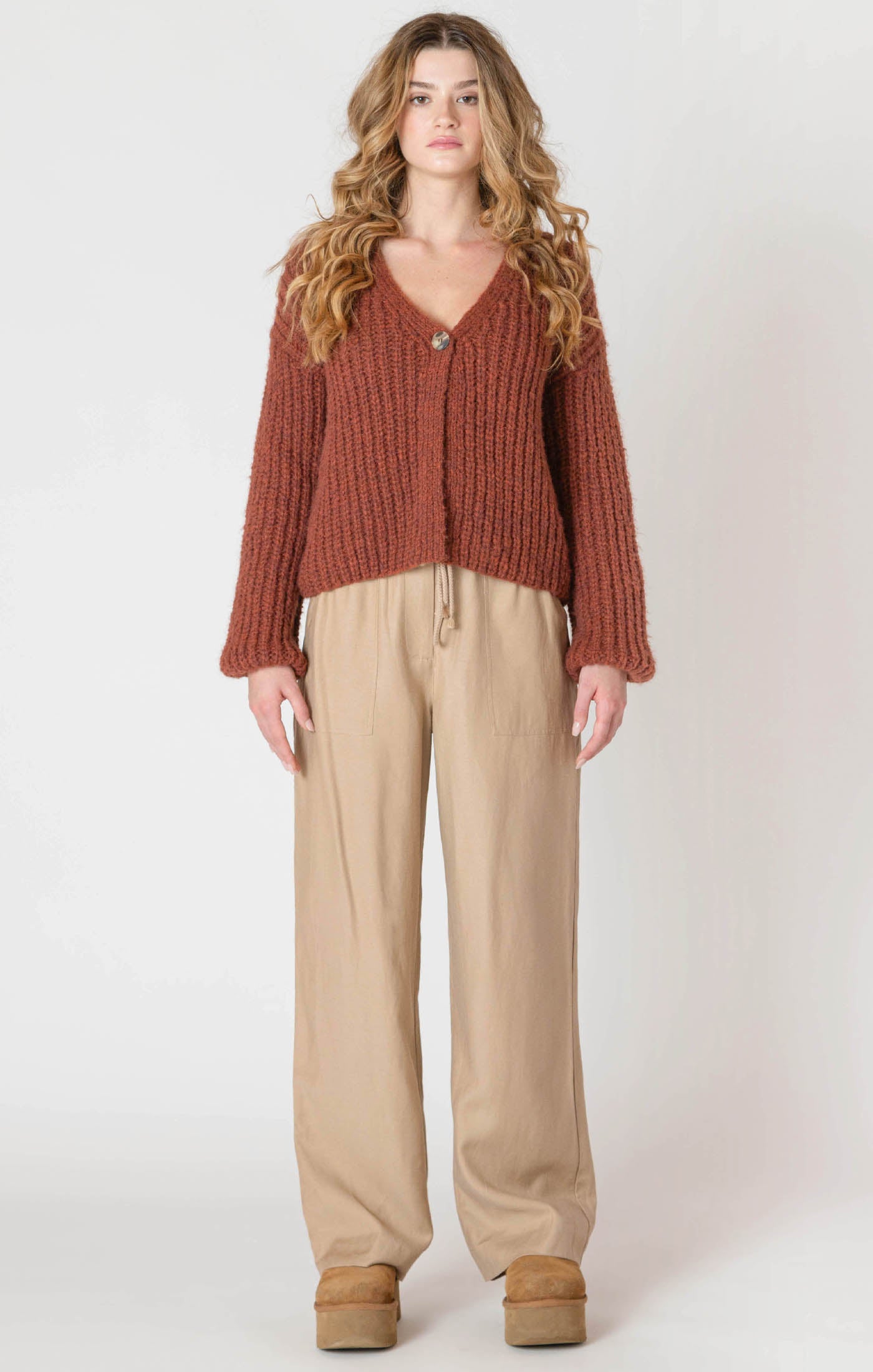 Single Button Cardigan