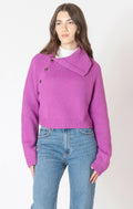 Asymmetric Neckline Sweater