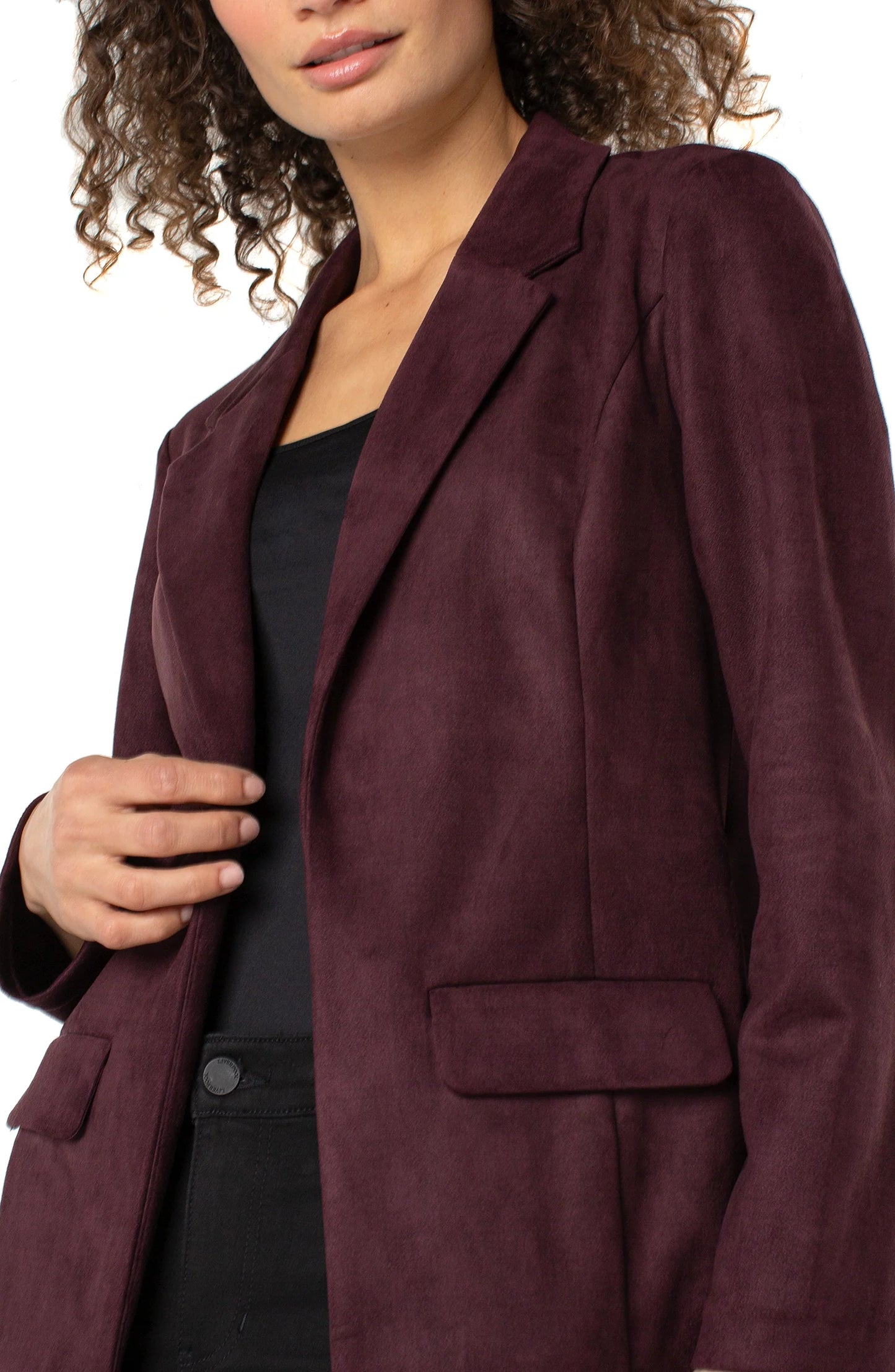 Boyfriend Suede Blazer