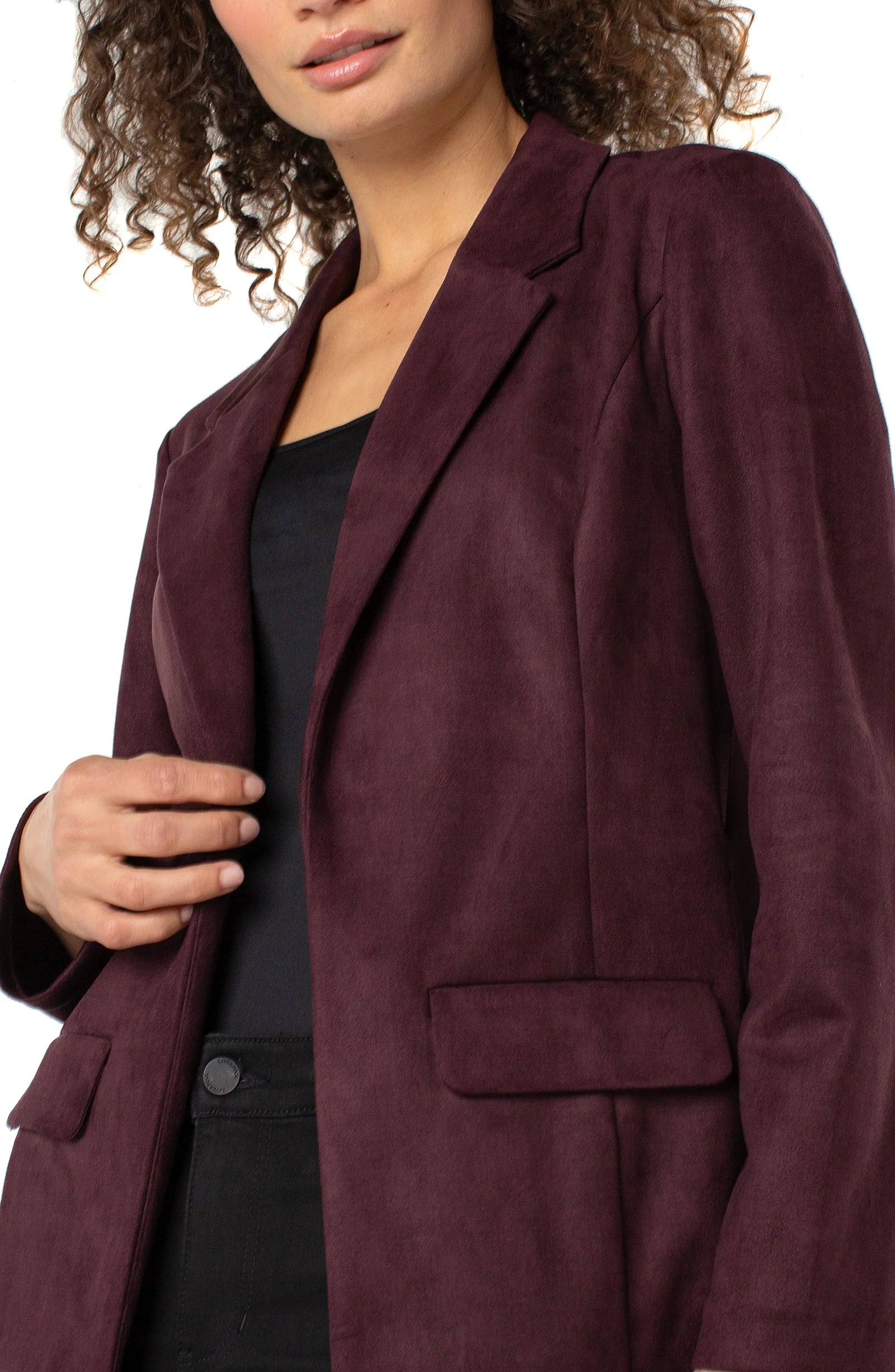 Boyfriend Suede Blazer