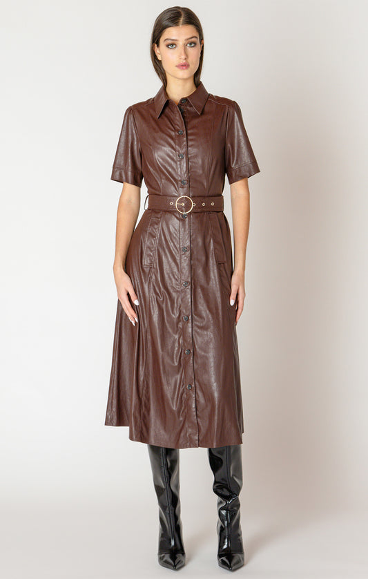 Belted Shirt Dress