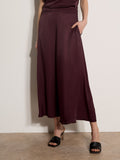 Flowy Satin Maxi Skirt