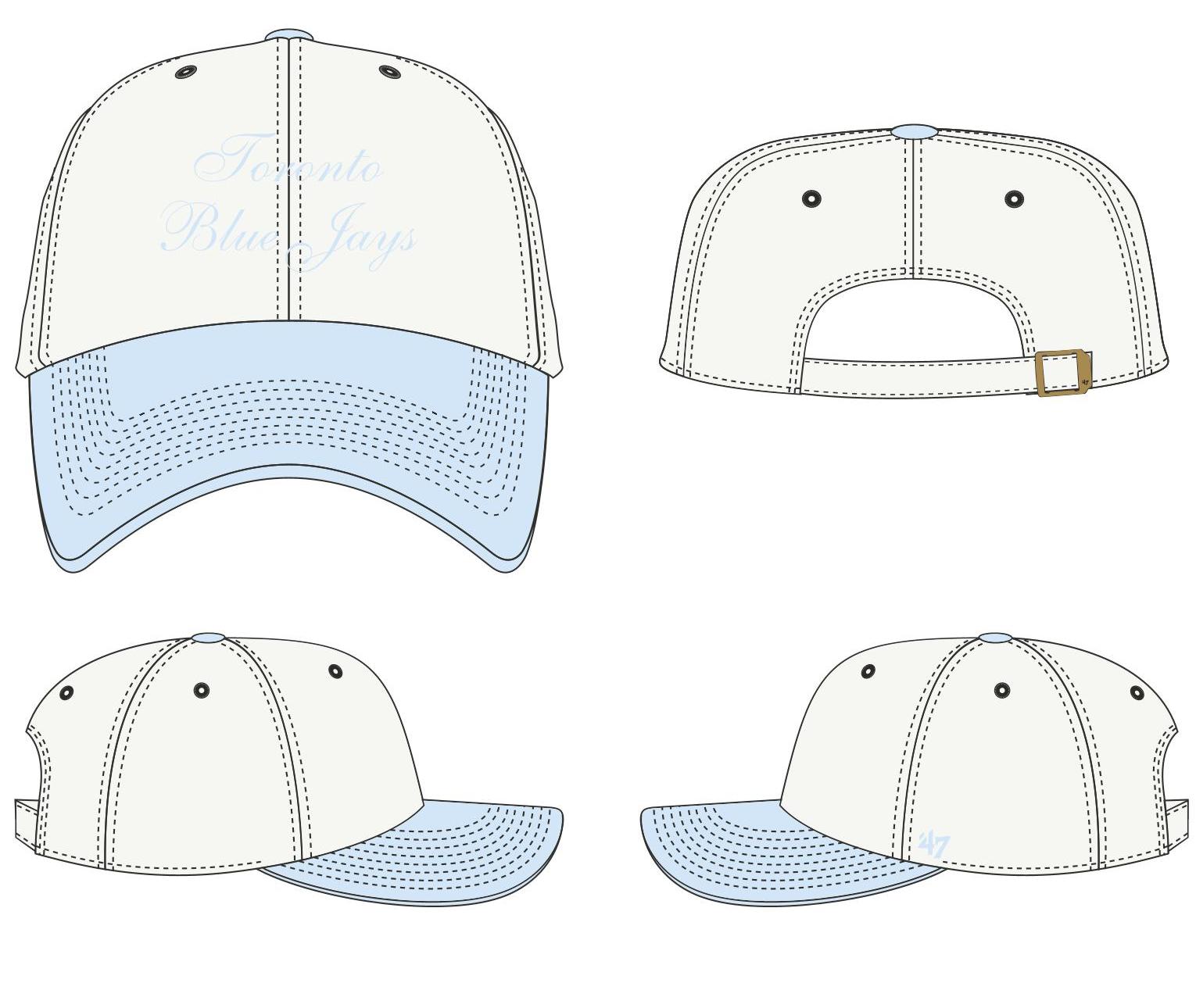 Edmonton Oilers Gelato Two Toned '47 Clean Up Dad Cap