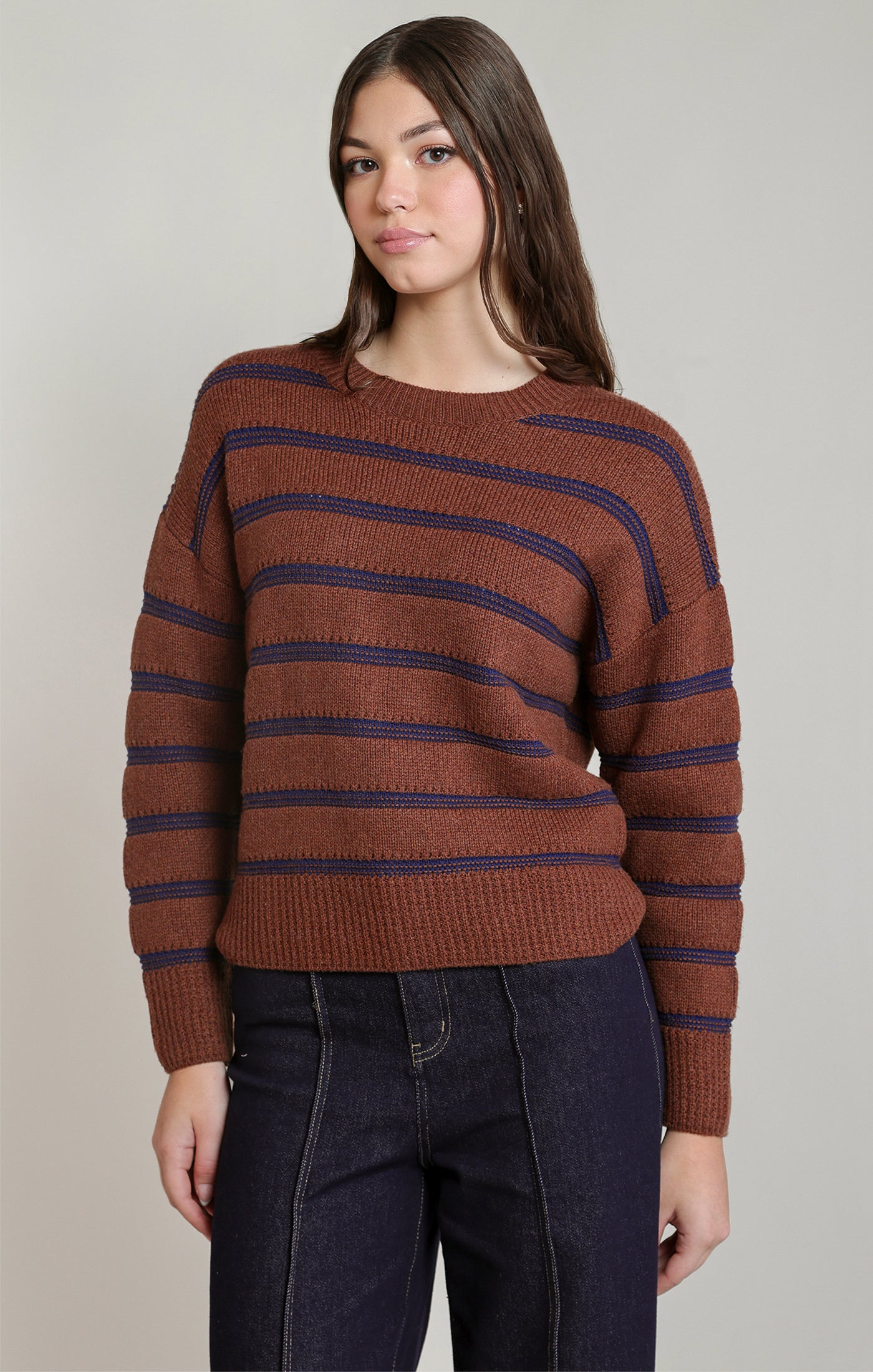 Striped Crewneck Sweater
