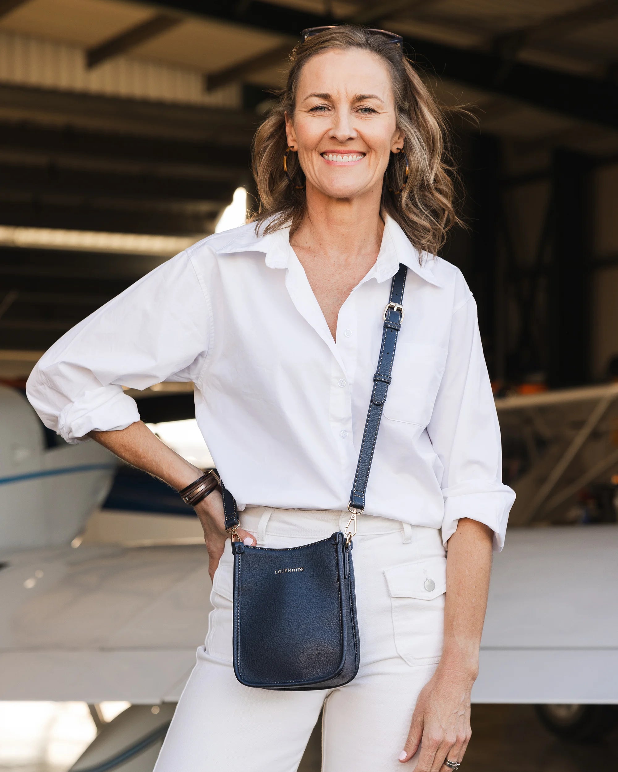 Parker Logo Crossbody Bag