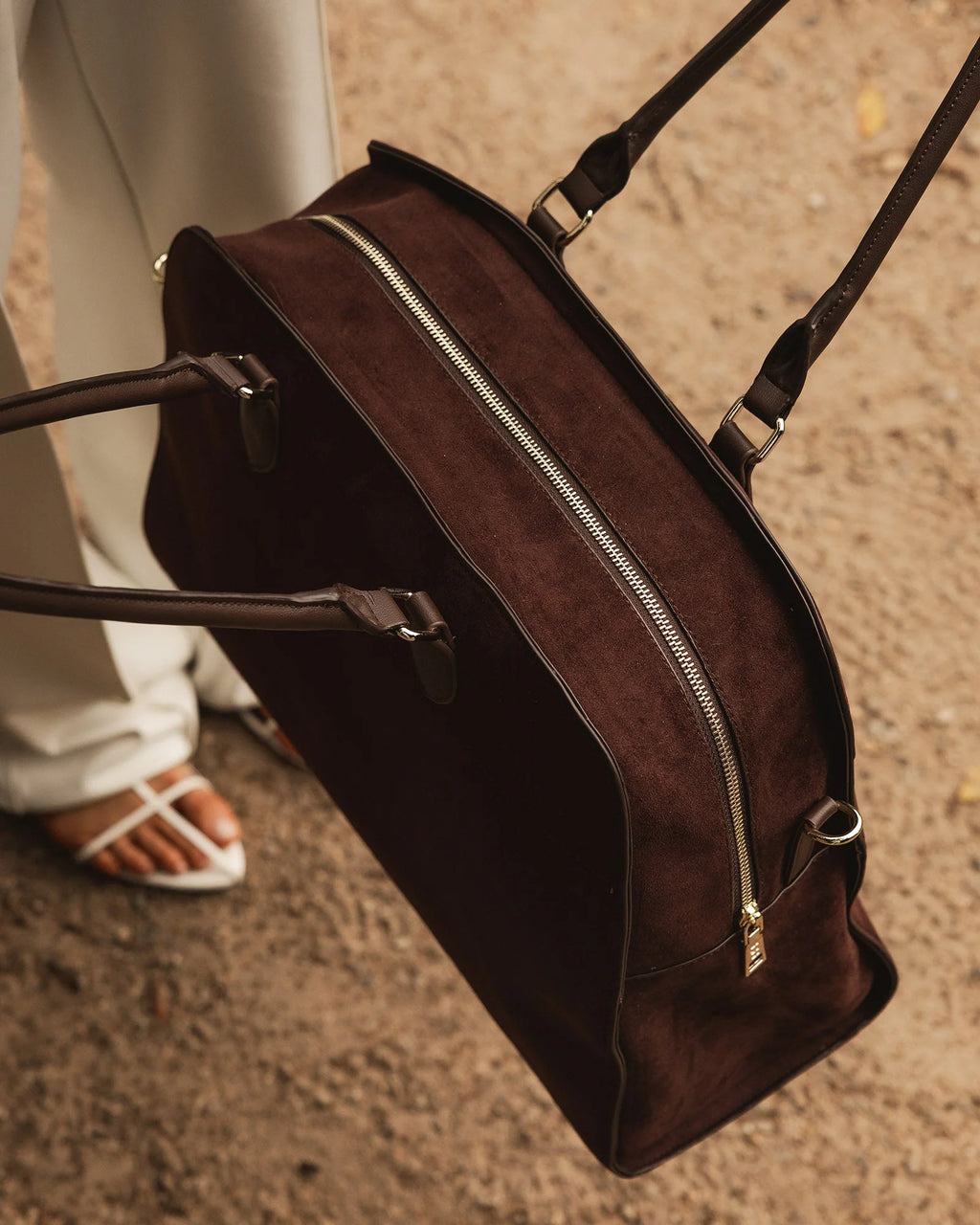 The New Blaire Suede Tote Bag