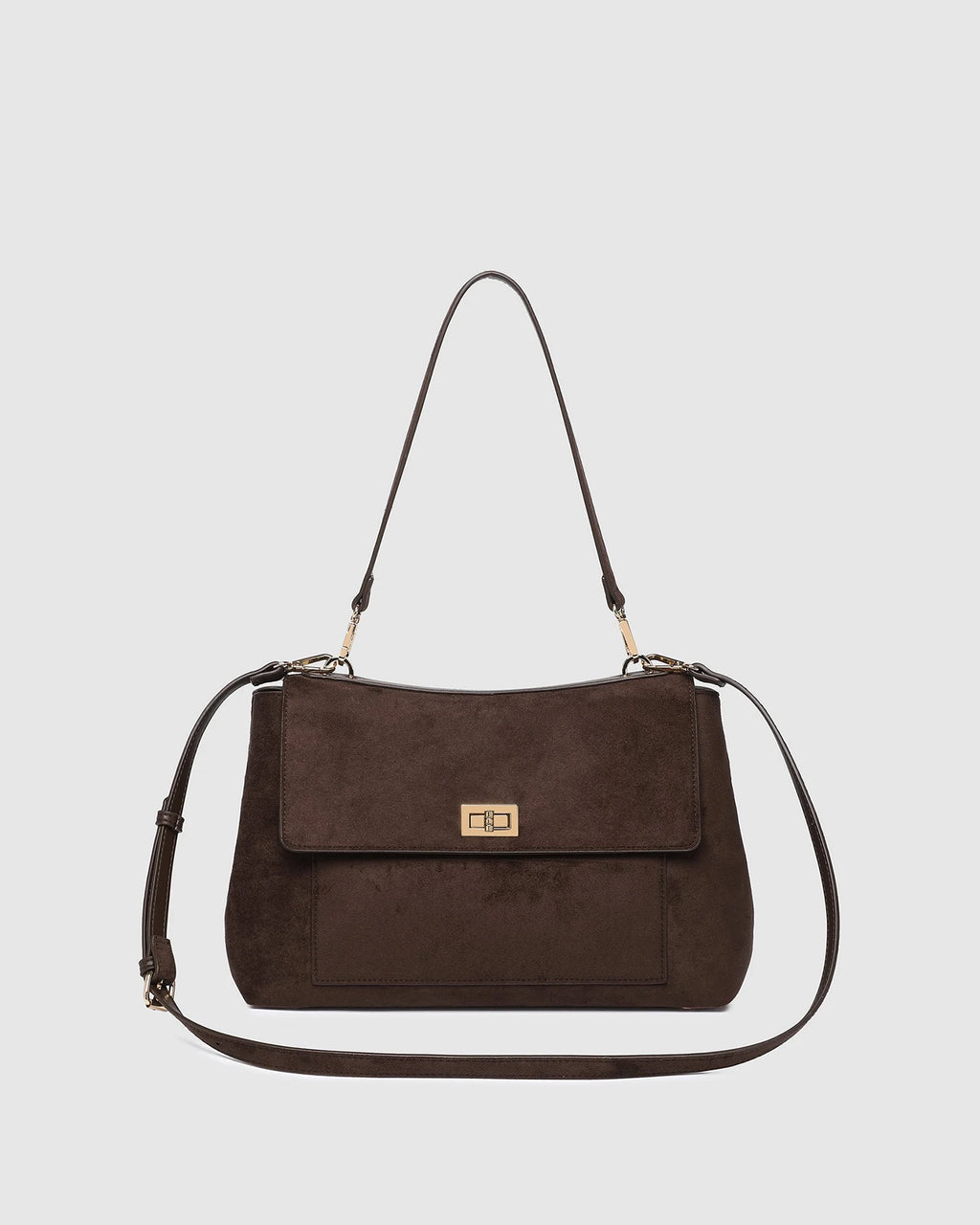 Arden Suede Shoulder Bag