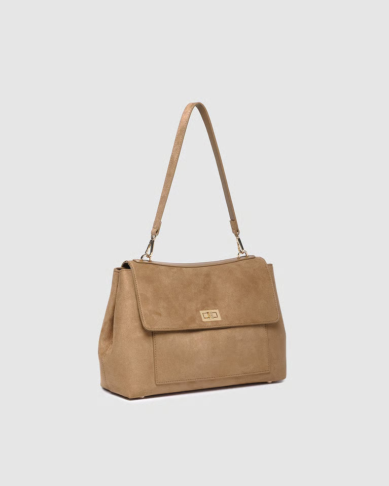 Arden Suede Shoulder Bag